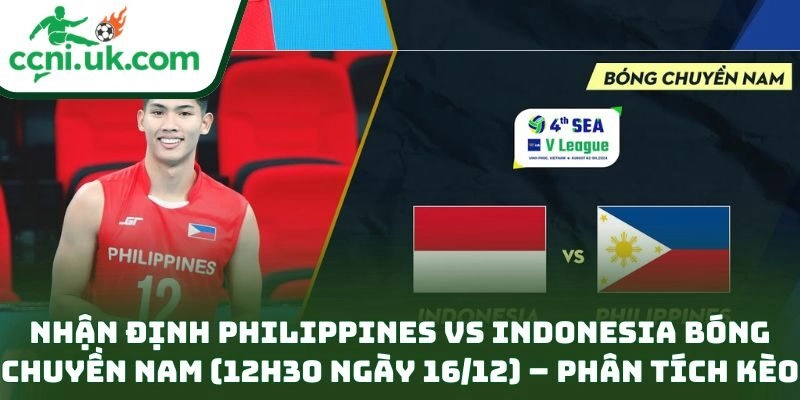 Nhận Định Philippines Vs Indonesia Bóng Chuyền Nam (12h30 Ngày 16/12)